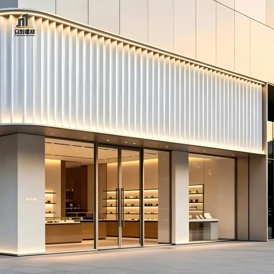 Custom 3D Corrugated Aluminum Wall Panels  Premium Wavy Facade & Interior Cladding